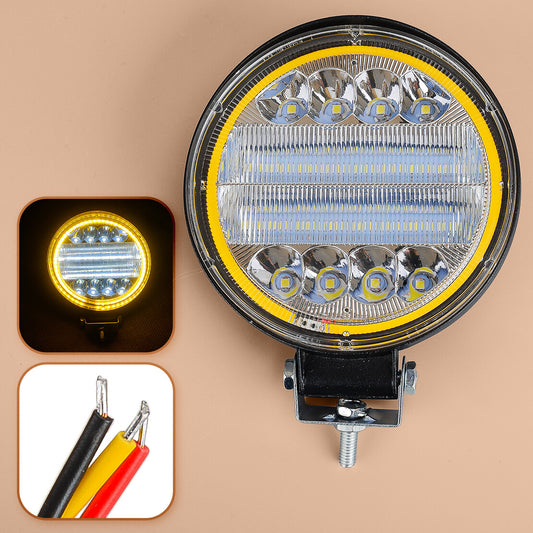 1x LED Work Light Bar Round Spot Flood Driving Light Fog Lamp Offroad ATV Truck