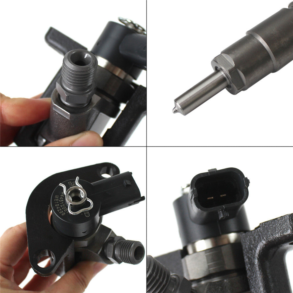 4PCS Fuel Injector ME120073 for Mitsubishi 4M50 Canter 0445120073 0986435550