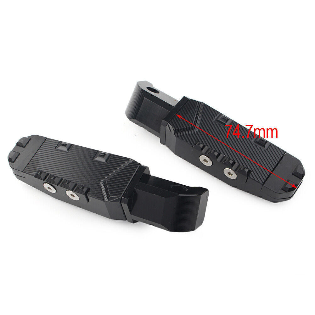 CNC Rear Passenger Footrests Foot Pegs Pedal Pads Fit for Yamaha FZ1 YZF R3