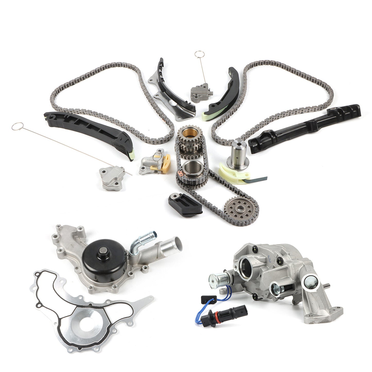 Timing Chain Kit Water Pump Oil Pump Fits 11-15 for Dodge for Challenger Charger 3.6L US