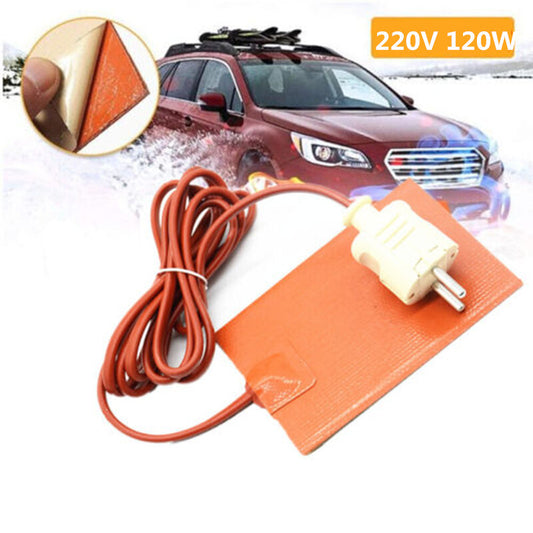 220v Heater Pad Engine Block Hydraulic Tank Heating Plate Oil Pan Sump  EU Plug