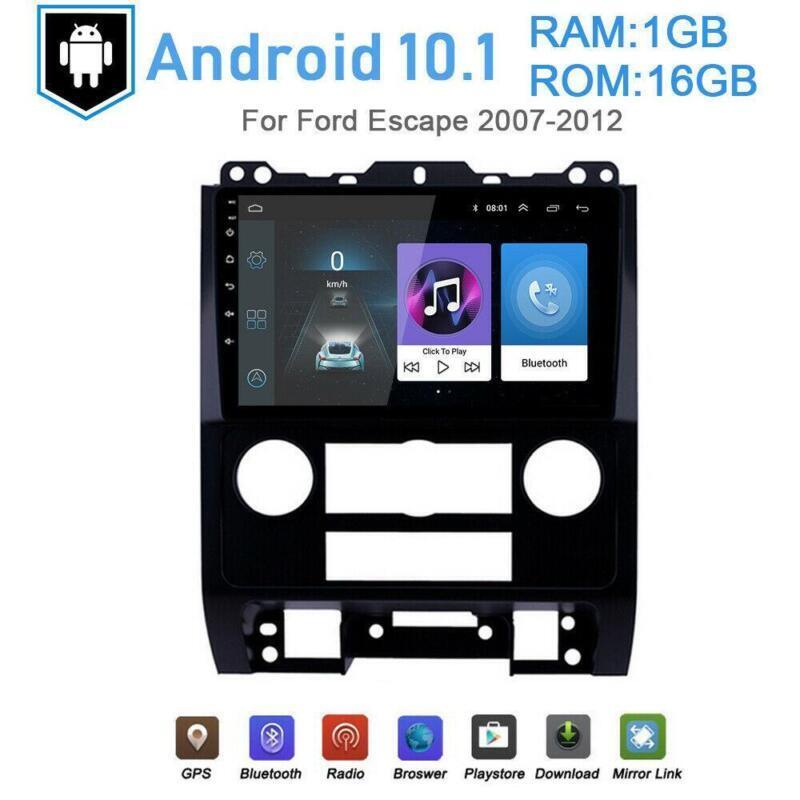 Android 10.1 Car Stereo Radio Player GPS Navi Wifi BT for Ford Escape 2007-2012
