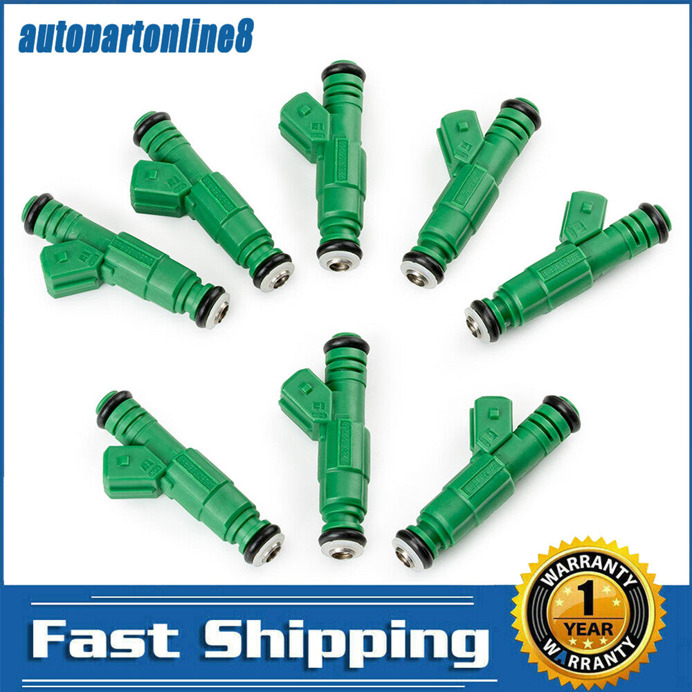 Set of 8 0280155968 Fuel Injectors for Mustang for Corvette Firebird Camaro 1985-11