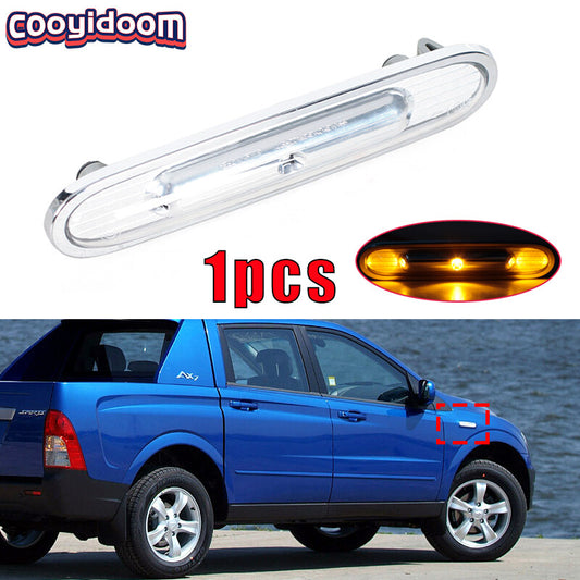 1-Piece LED Side Repeater Turn Signal Light for Ssangyong Actyon Sports 2006-2011