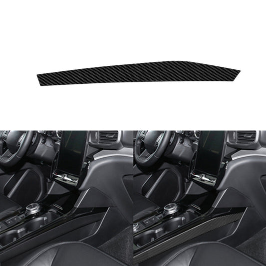 Carbon Fiber Center Console Right Side Cover Trim for Ford Explorer 2020-2023