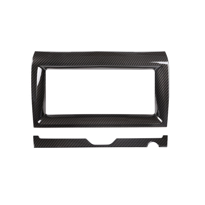 Carbon fiber texture GPS navigation Molding Trim for Jaguar E-PACE 2018-2021