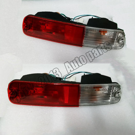 for Mitsubishi Pajero Montero Shogun 2003-2006 Rear Bumper Fog Lights Lamp Set 2pcs