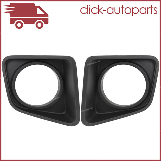 RHLH Fog Light Cover Cap Front Bumper Bezel Trim for Toyota Tundra 2014-2020