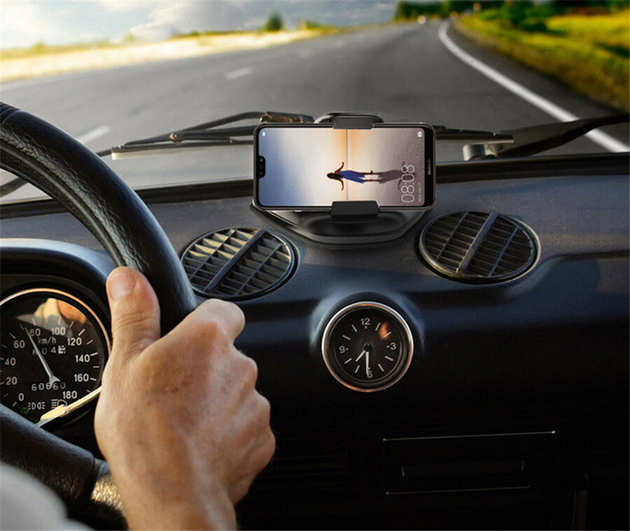 Adjustable Dashboard Mobile Phone Holder Clip Dash Car Mount Stand Accessories