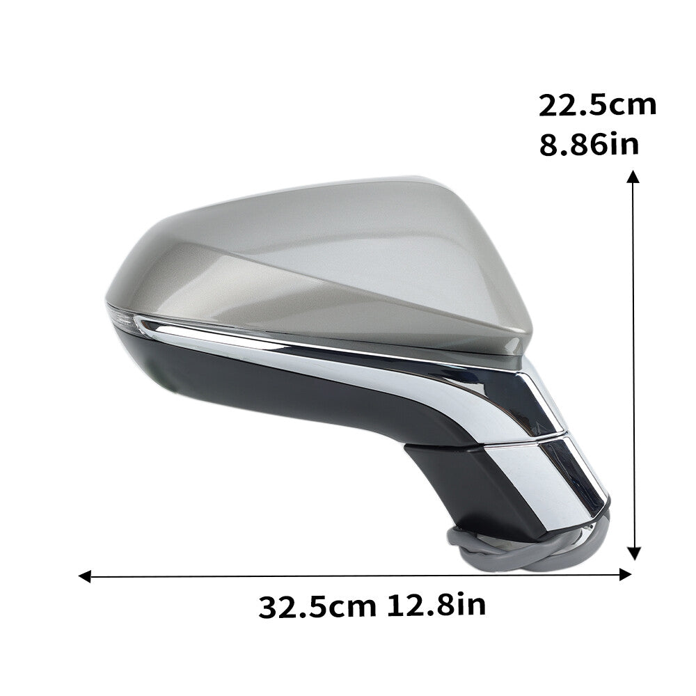 F¨¹r for Lexus NX200t NX300 NX300h 15-21 R¨¹ckspiegel Au?enspiegel Spiegel Rechts Grau