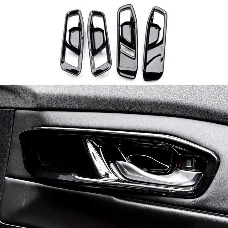 Bright black 4PCS Interior Door Handle Frame Cover Trim for Honda Accord 2023-24