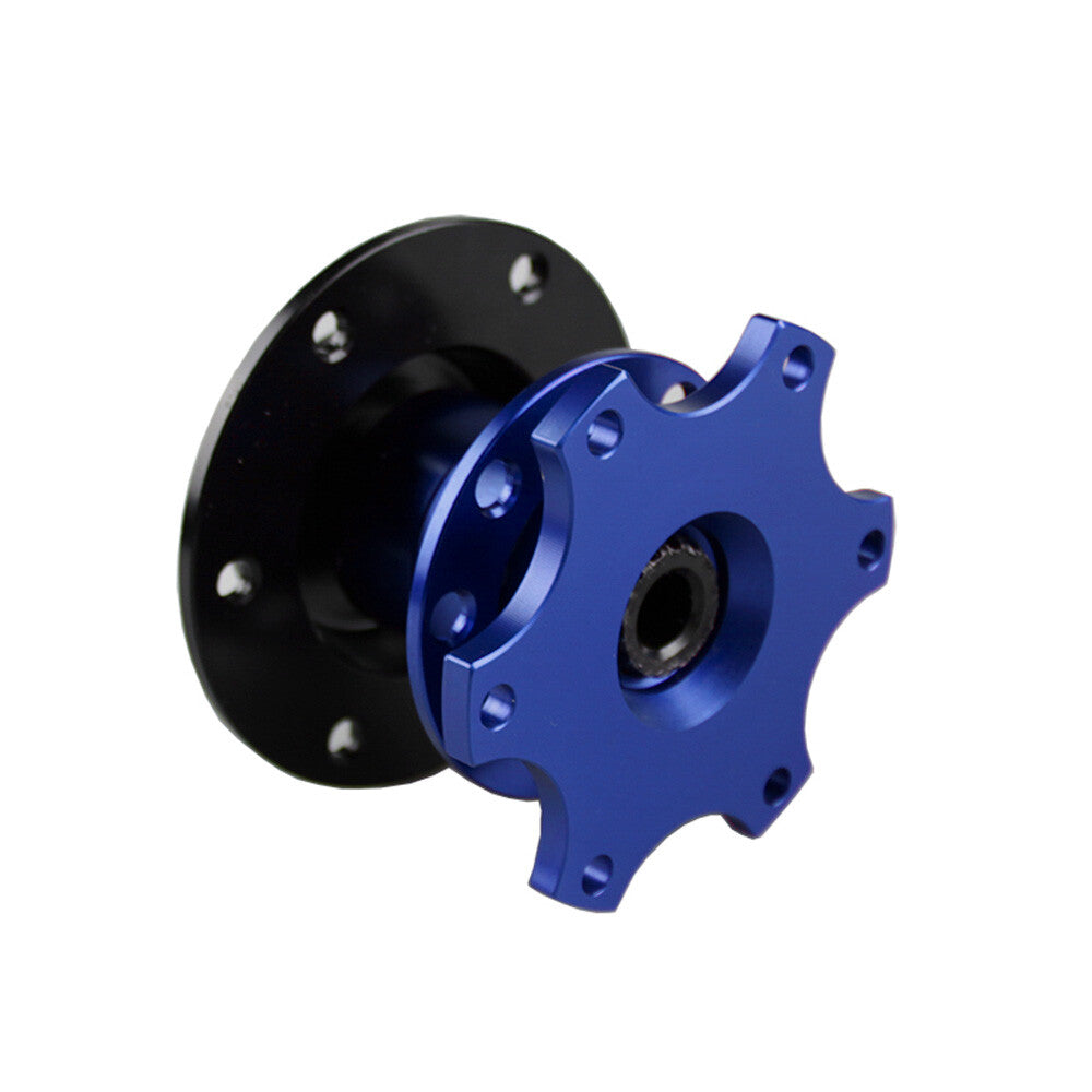 Steering Wheel Quick Release Car Aluminum6 Hole Snap off Hub Adapter Boss Kit US