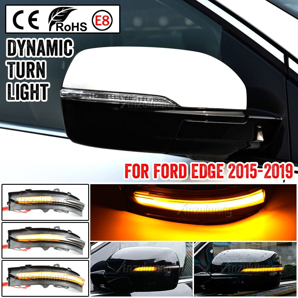 Dynamic Side Turn Signal Light for Ford EDGE 2015-2019