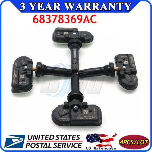 4 new TPMS Sensors for RAM 2500 (68378369AC)