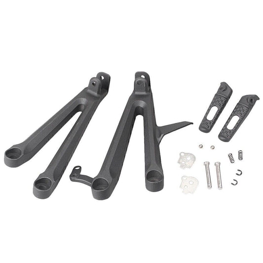 for Honda CBR1000RR 2004-07 Black 1x Rear Passenger Foot Pegs Footrests Bracket