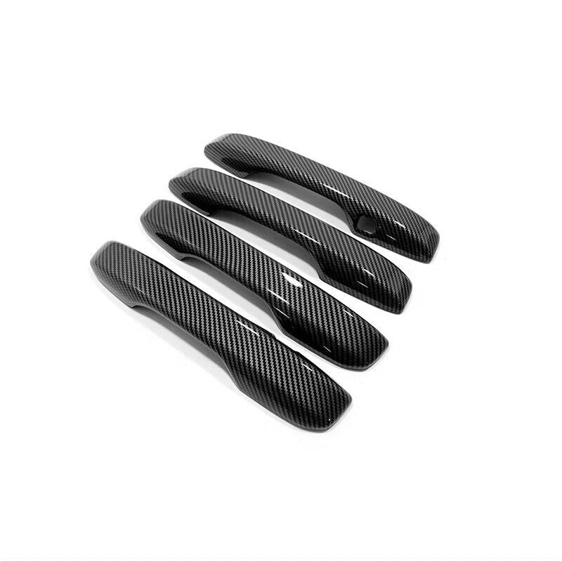 4x Carbon Fiber Exterior Door Handles Bowl Cover Trim for Honda Accord 2023