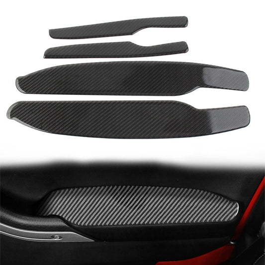 Interior Door Armrest Panel Cover Trim Set for Jeep for Wrangler JK 2011-2017 4 Pcs