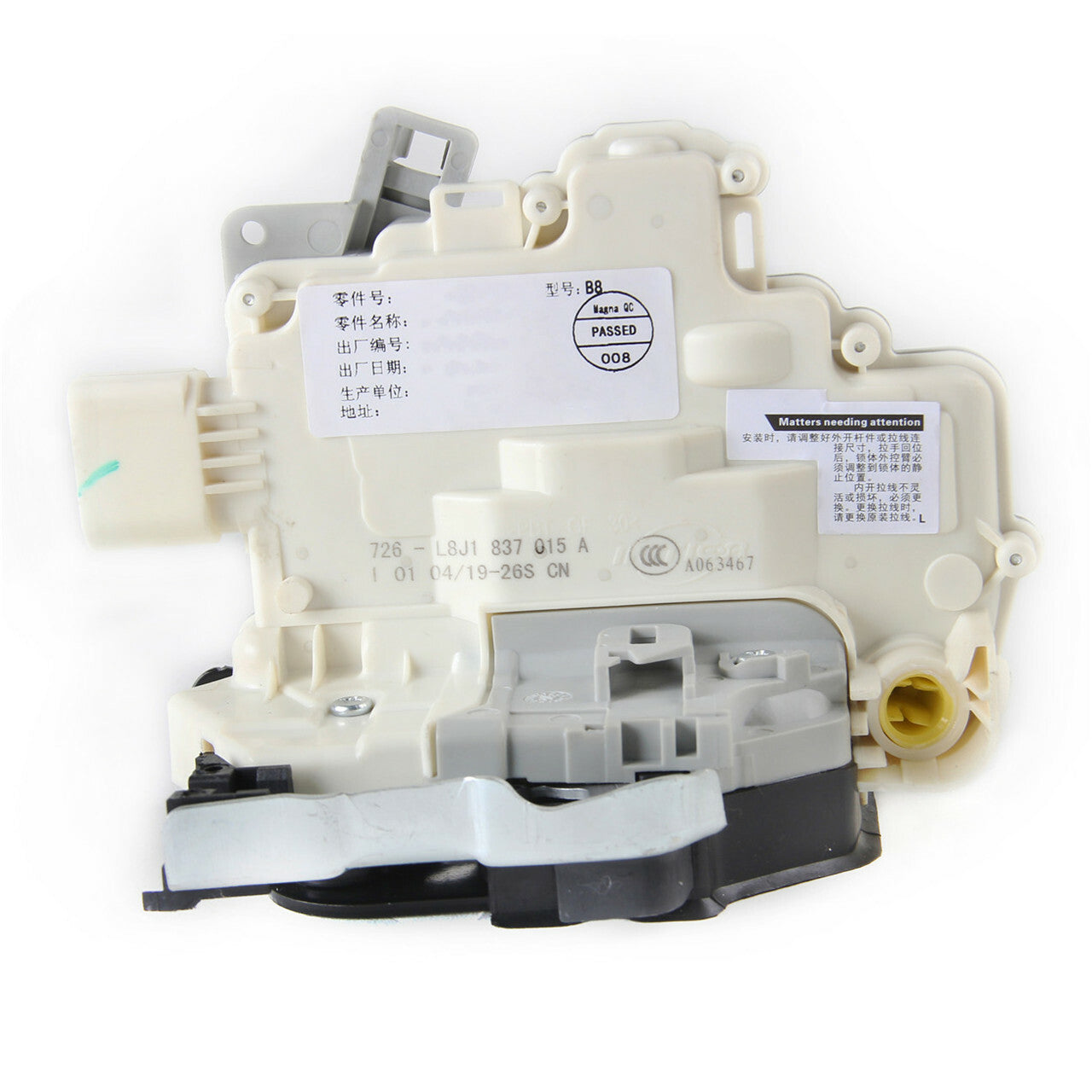 Front Left Driver Side Door Lock Latch Actuator for VW for Passat B6 for AUDI for A4 Q5 TT