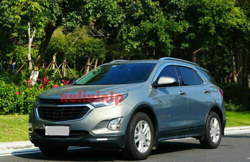 for Chevrolet Equinox 2018-23 Chrome Window Vent Visor Sun Rain Deflector Guard