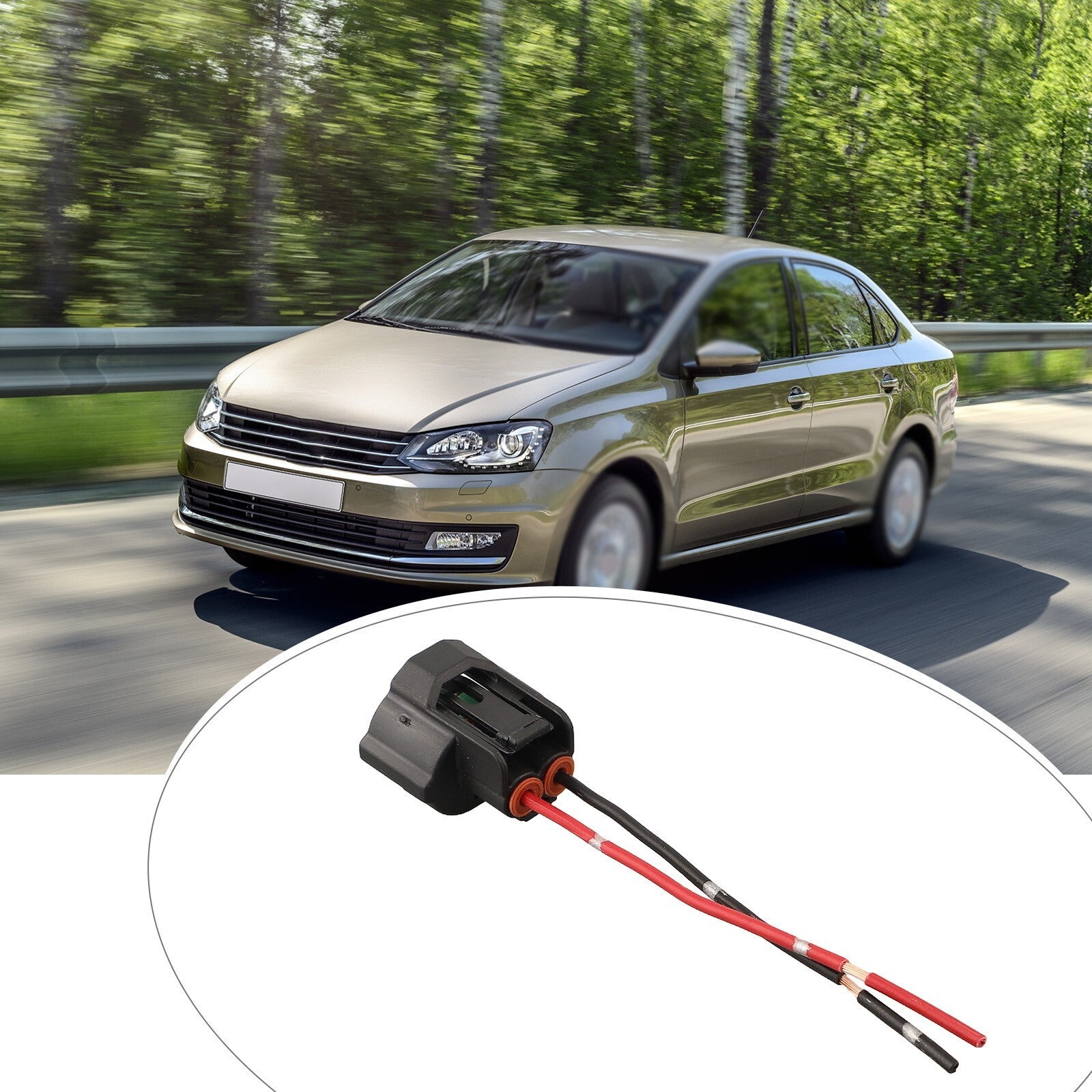 Reliable car headlight H11 H8 bulb base, wear-resistant and deformation- .