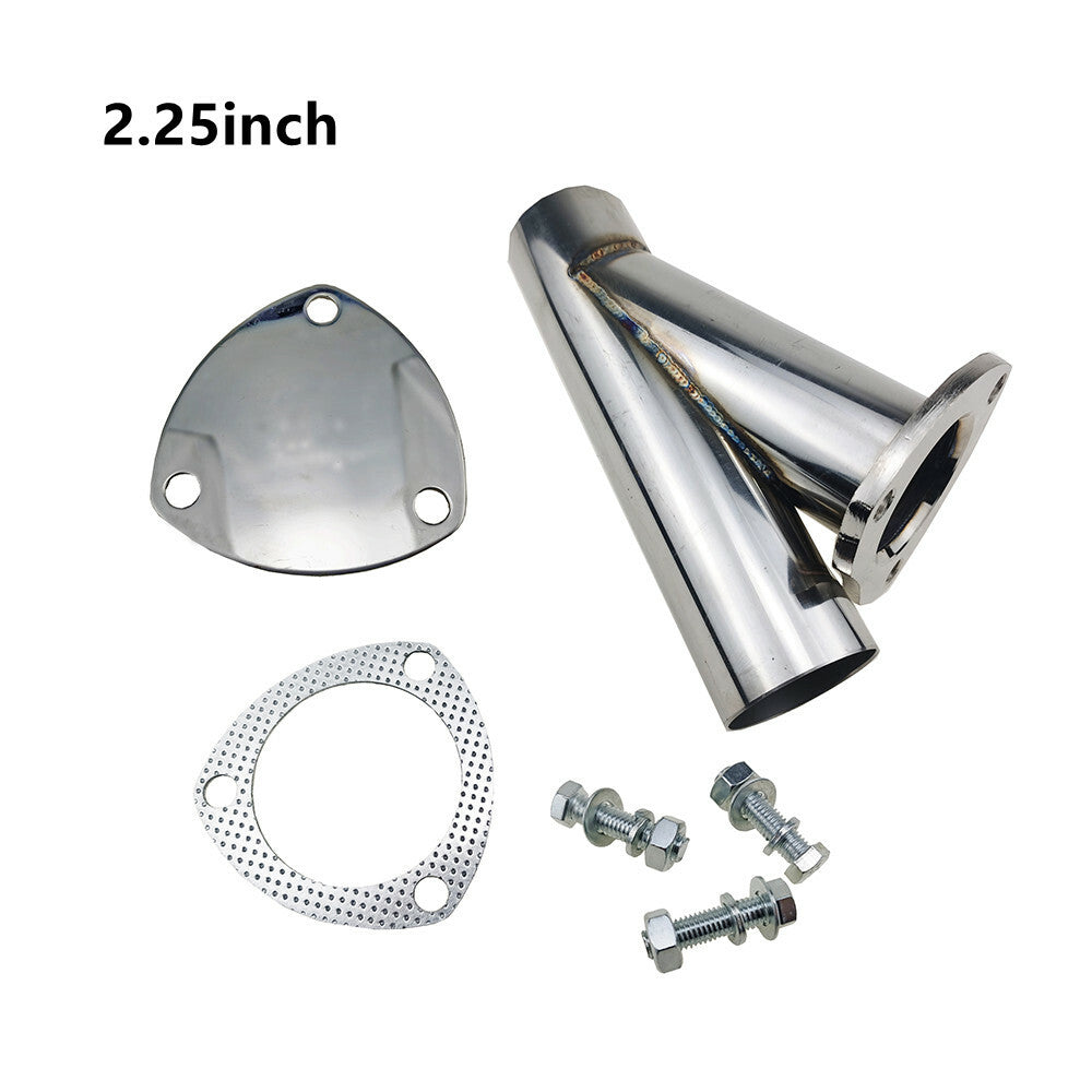 2.25 2.25 inch Stainless Steel Exhaust Pipe Y-Pipe Downpipe with Seal Gasket