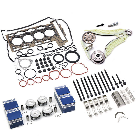 Engine Rebuild Overhaul Kit w/ Timing Kit N14B16 1.6T for Mini Cooper S R55-R59
