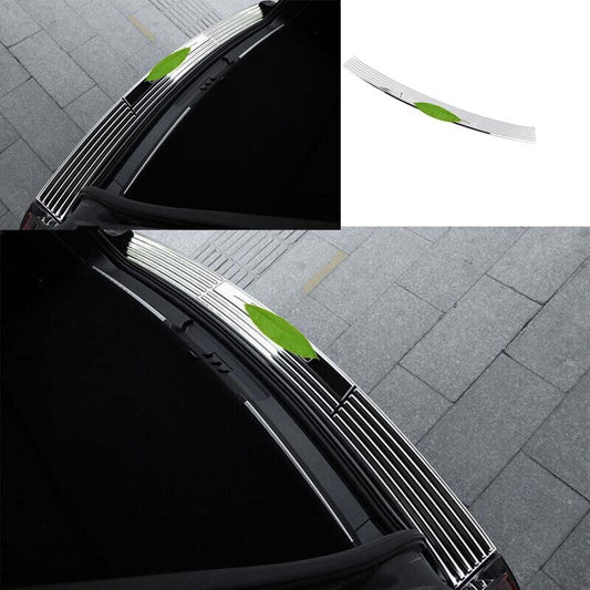 Silver for Lincoln for Navigator 18-22 Outer Rear Bumper Protector Steel Guard Trim
