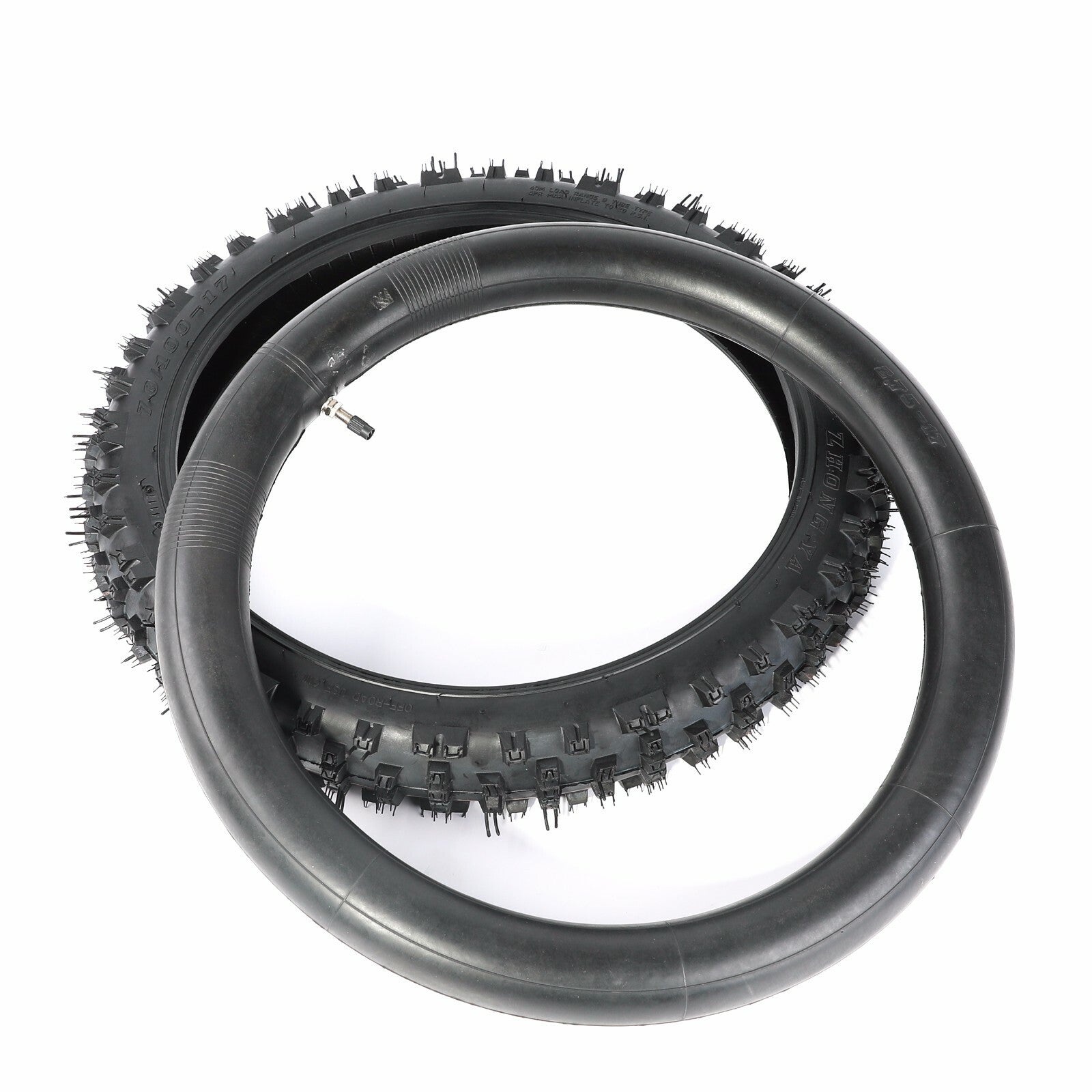 17-inch front 70/100-17 tire tubes 2.75-17 suitable for Pit Dirt bikes CR85, YZ85, TTR125. (Taodao brand)