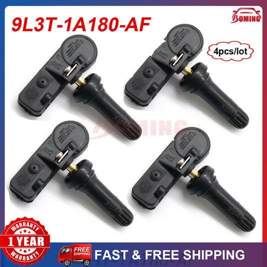 4X New TPMS Tire Pressure Monitor Sensor for Ford for Mustang for Lincoln 9L3T-1A180-AF