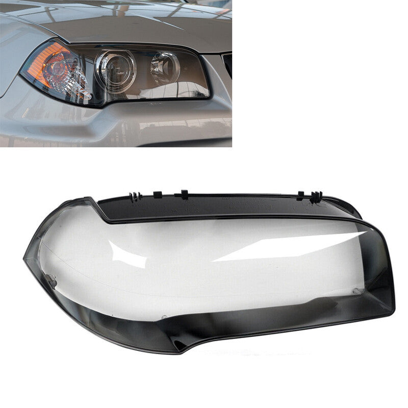Left Right Front Headlight Cover Headlamp Clear Cover for BMW X3 E83 2004-2010