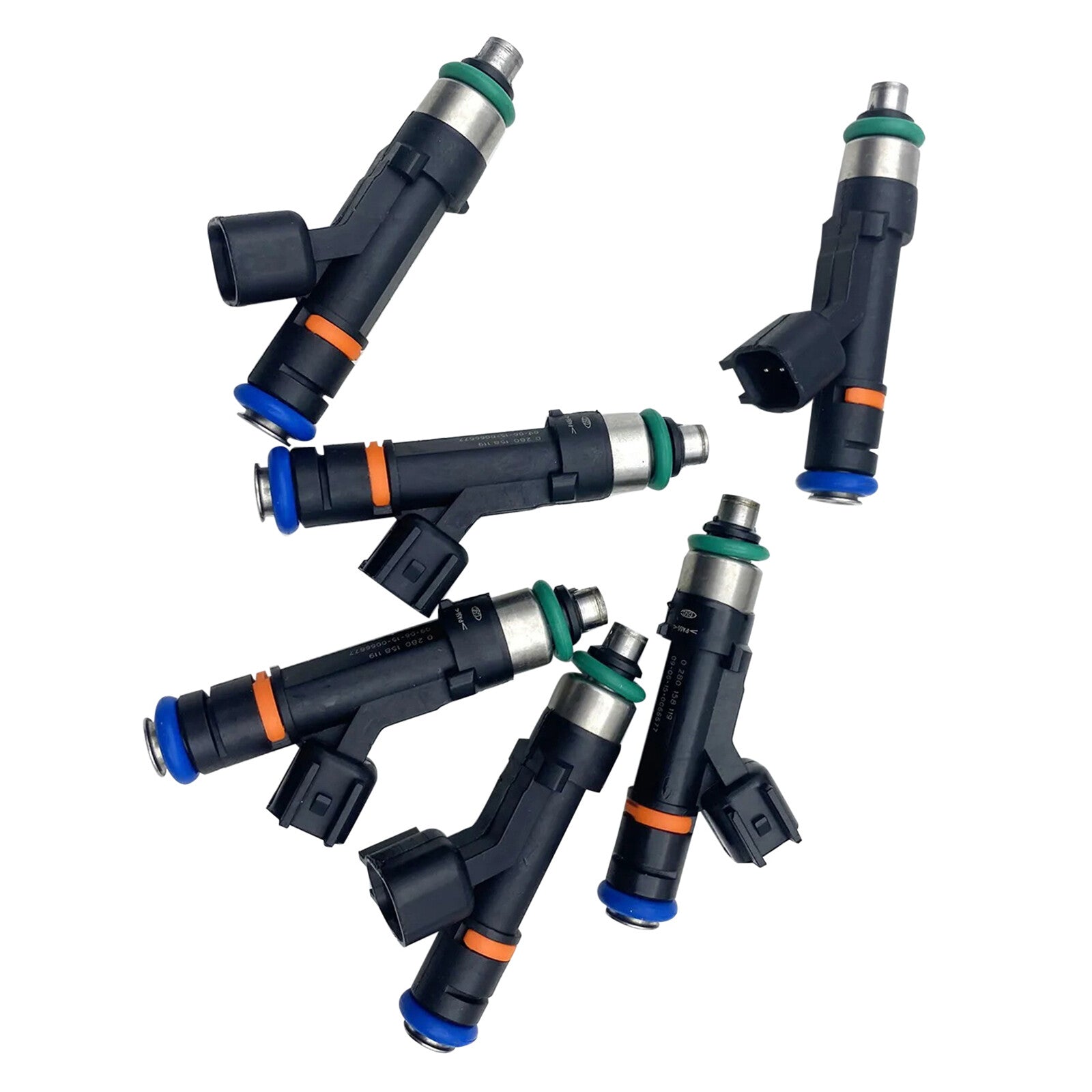 6Pcs Car Fuel Injectors 0280158119 04861667AA for Dodge Grand Caravan 3.3L 3.8L