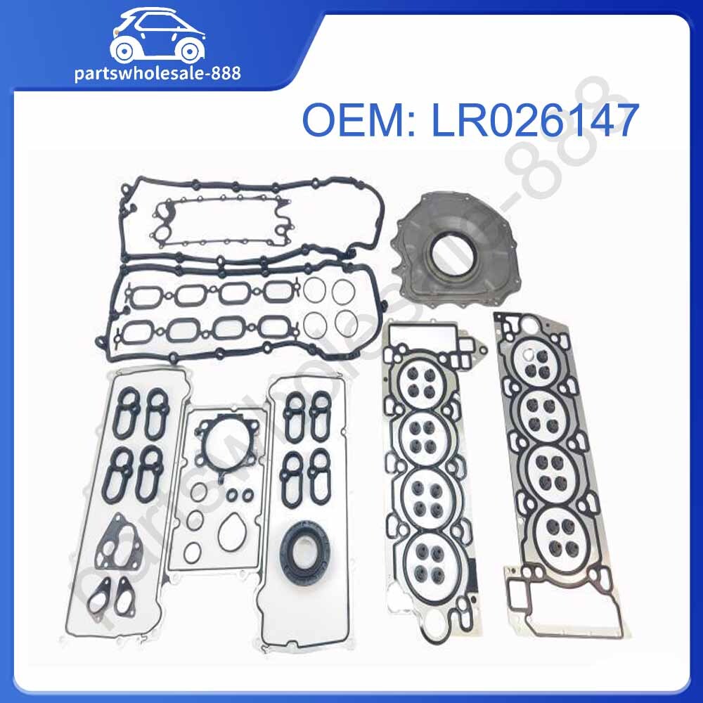 New LR026147 Engine Full Gasket Set for Land Rover 5.0T