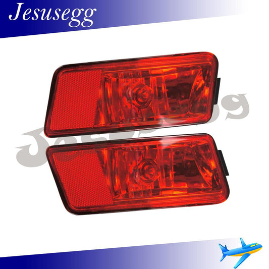 Pair for Dodge Journey Bumper 2009-11 Reflector Brake Lamp Warning Right+Left