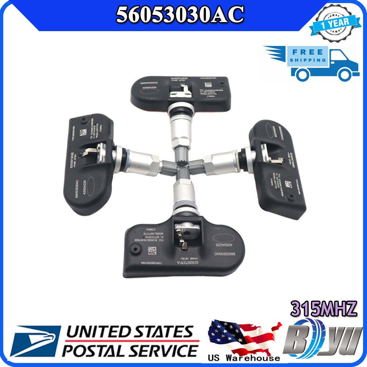 56053030AC for Chrysler for Dodge Avenger for Jeep Commander TPMS Tire Pressure Sensor