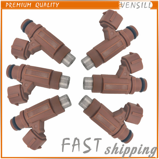 6X Fuel Injector for Suzuki Outboard 200HP 225HP 250HP 300HP 04-23 15710-96J00