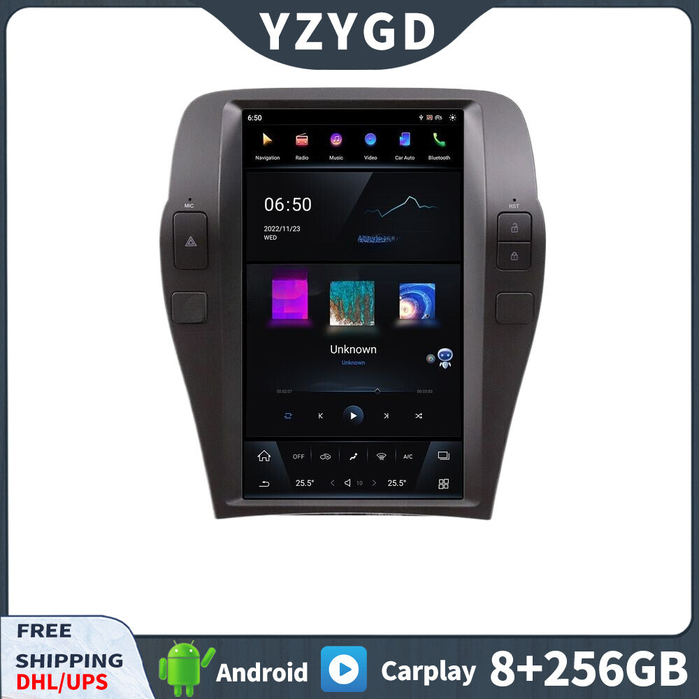 for Chevrolet Camaro 2010-2015 Car Radio Carplay Stereo Receiver 256GB Screen