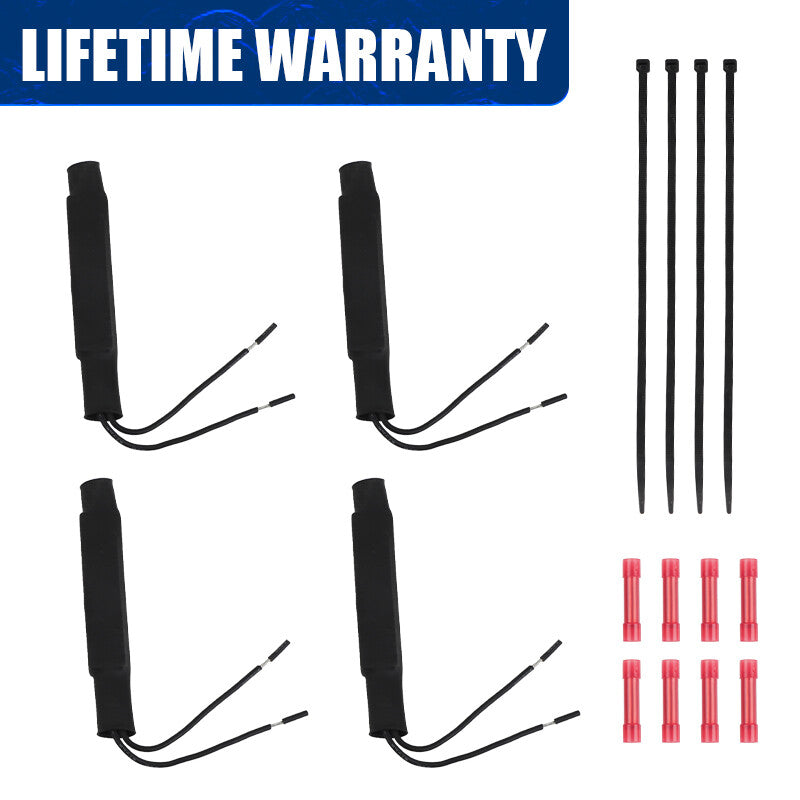 4x Electronic Strut Bypass Kit for Buick for GMC for Cadillac for Chevrolet for Ford 2000-2012