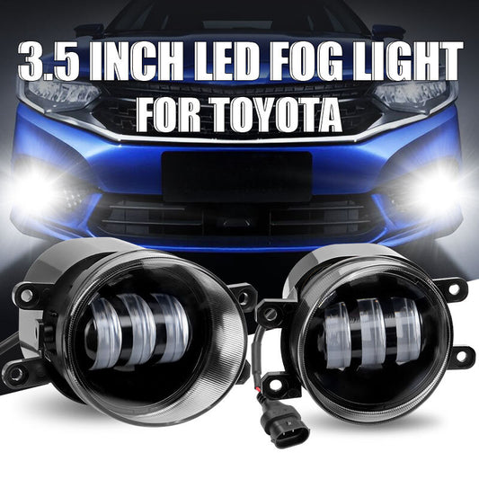 Pair 3.5LED Fog Lights Bumper Driving Lamp for Toyota for Camry 4Runner for Lexus RX350