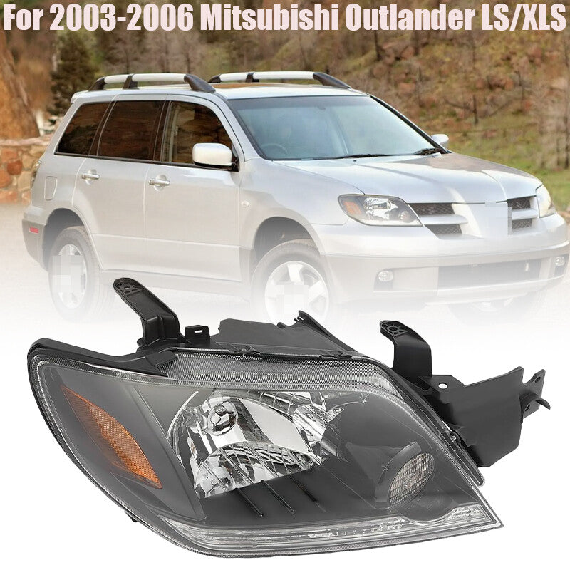 2003-2006 for Mitsubishi Outlander LS/XLS passenger-side halogen headlights
