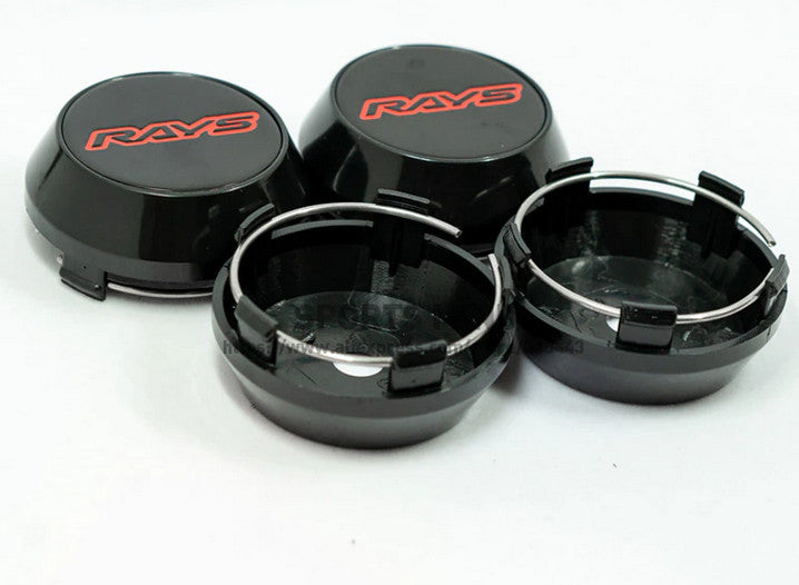 4-piece car tire valve cover rod air dust cover black with red skull for Volkswagen