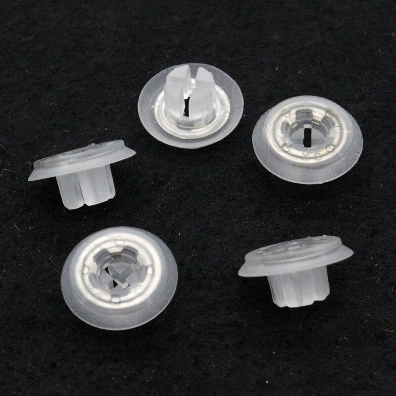 new 6-piece set of mirror gasket trim mounting clips for Volkswagen 5Z0853695