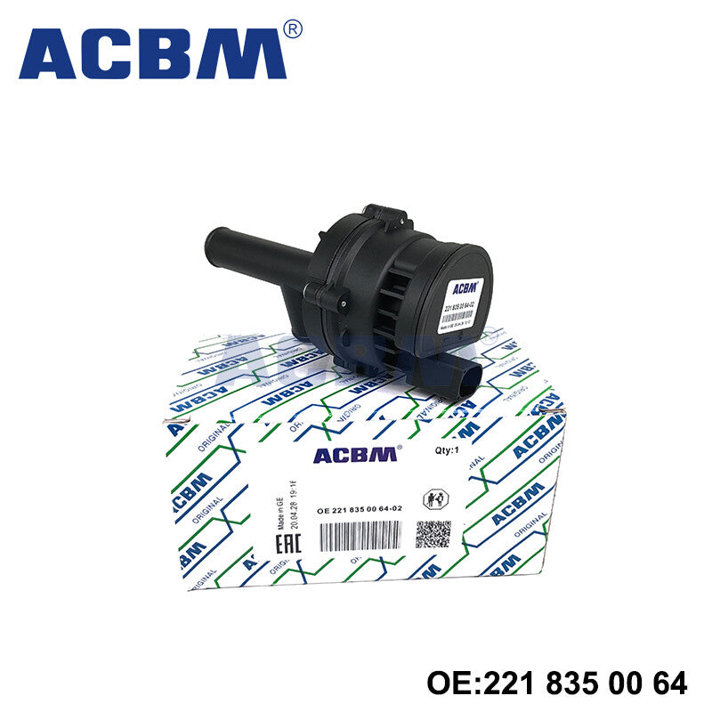 The auxiliary water pump is suitable for Mercedes-Benz CL550, CL600 (2007-2014), S350, S400 (2010-2013).
