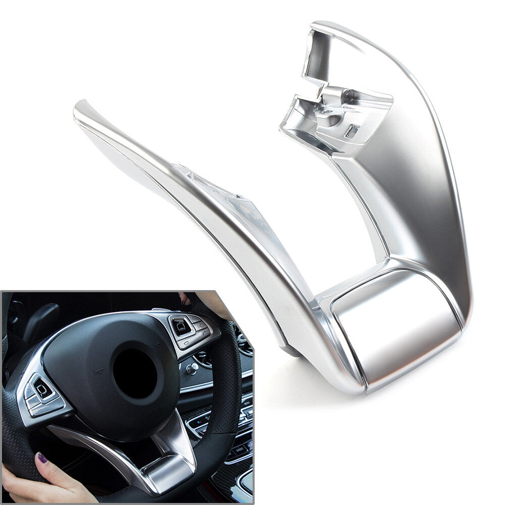 for Mercedes Benz W117 W213 W218 W205 Style Steering Wheel Low Cover Trim