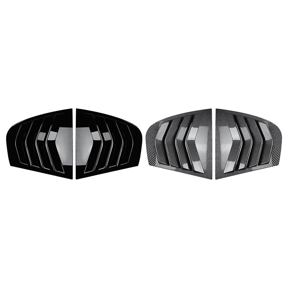 Rear Window Side Vent Shutter Louver Cover Trim for BMW 3 Series E90 Sedan 05-13