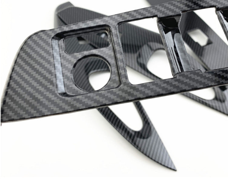 for Toyota for Corolla Hatchback 2019-20 Carbon Fiber Door Window Switch Cover Trim