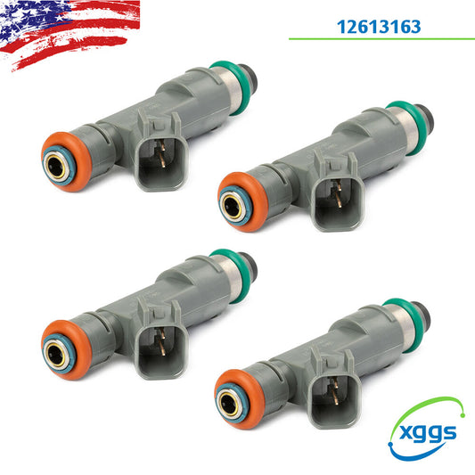 4X 12613163 Fuel Injectors for Chevrolet HHR 2.2L 2.4L Malibu for Pontiac G6