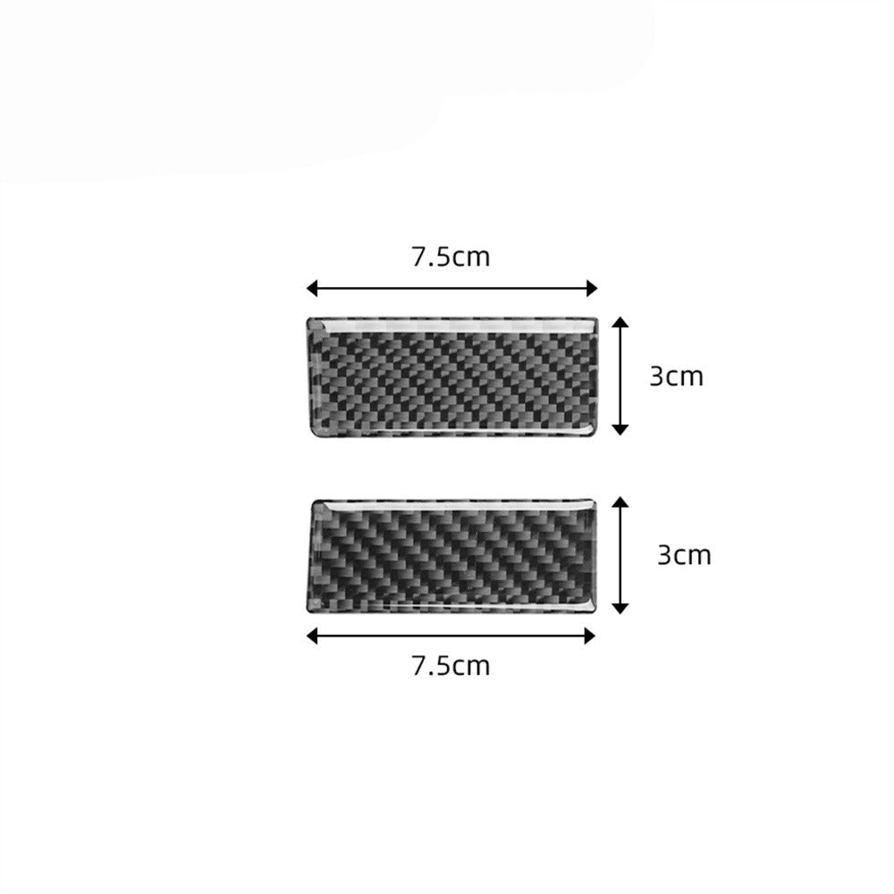 Carbon Fiber Storage Box Switch Panel Cover Trim for Toyota for Corolla 2007-2013