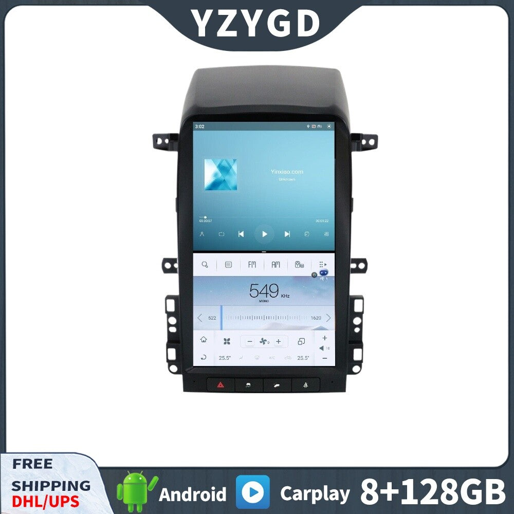 for Ford for Chevrolet Captiva 2008-2012 Stereo Android CarPlay Car Radio Screen
