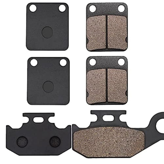Front and Rear Brake Pads for YAMAHA YFM 450 Wolverine 2006-2007 ,Grizzly 4x4