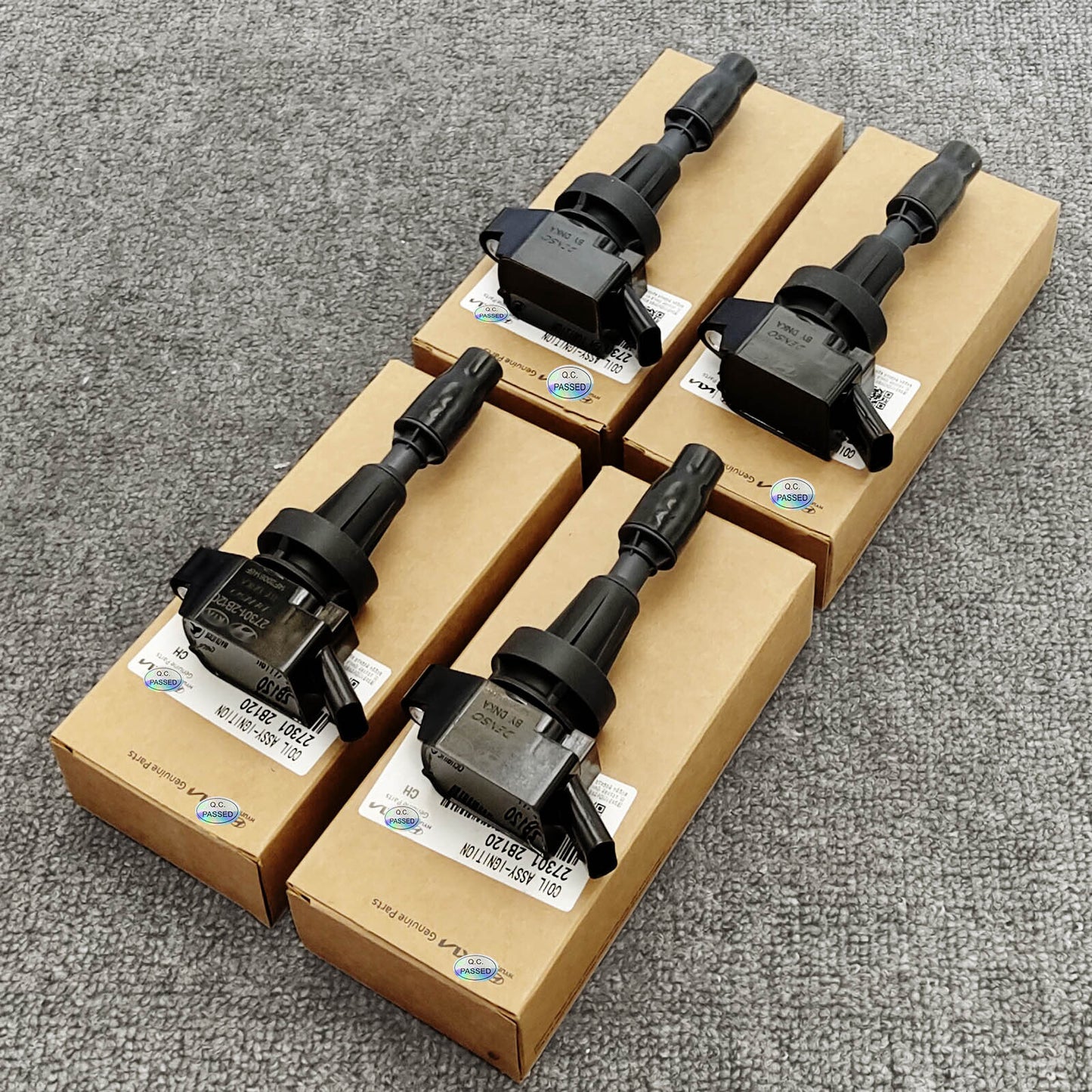 IGNITION COIL 4 pieces 15-18 for ELANTRA SONATA for TUCSON OPTIMA SOUL 27301-2B120